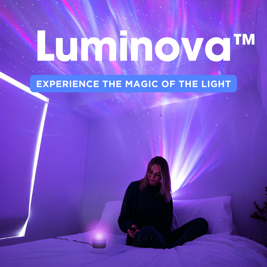 Luminova™ - Relaxing Aurora Light Projector - Homeclick | One Click Away!